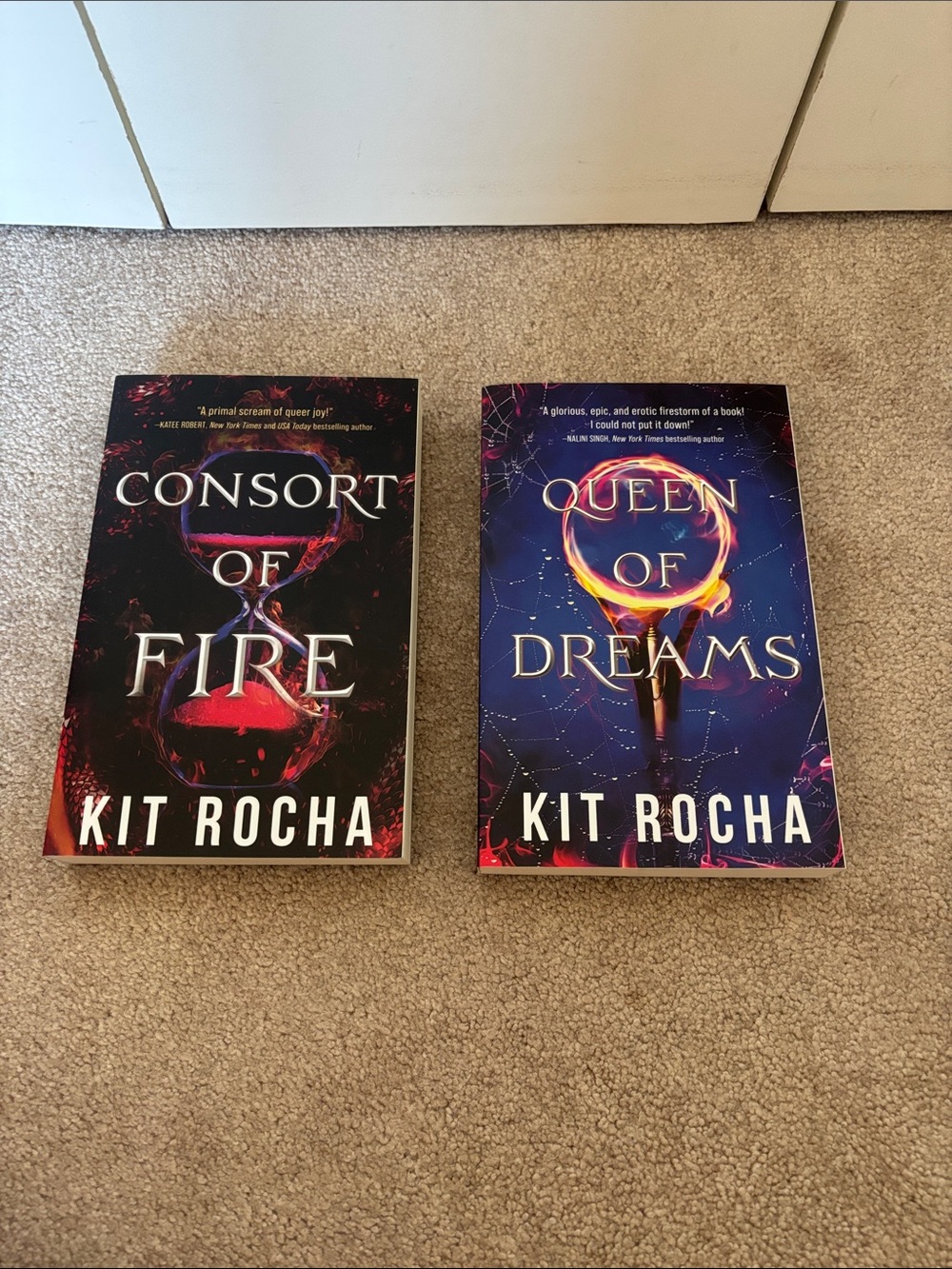 Kit Rocha — Consort of Fire & Queen of Dreams (Two Fantasy Paperbacks)